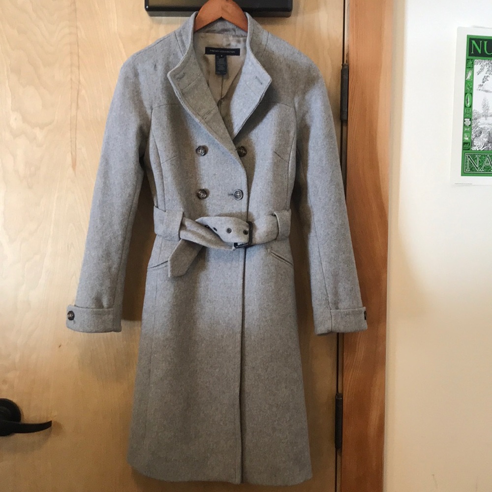 French Connection Womens Wool coat.